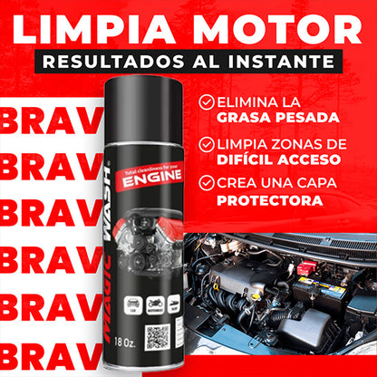 Limpiador de Motor Magic Wash 18oz – Limpia tu Motor sin Agua