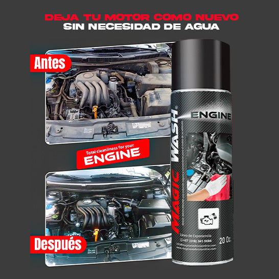 KIT para Moto LUBRISTONE + Magic Wash  – Limpia Motor 18oz, Renovador de Farolas 125g y Partes Negras 125ml |